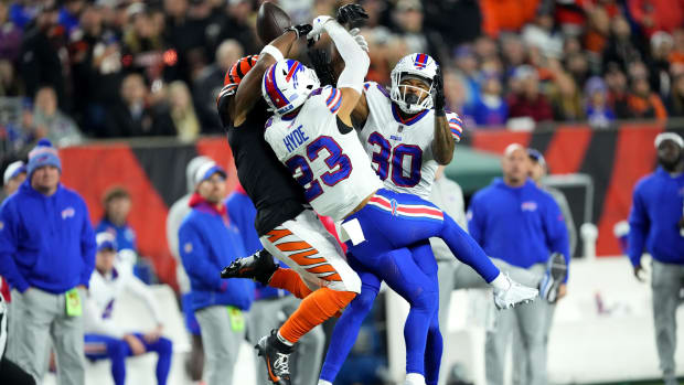 Buffalo Bills safety Micah Hyde cornerback Dane Jackson